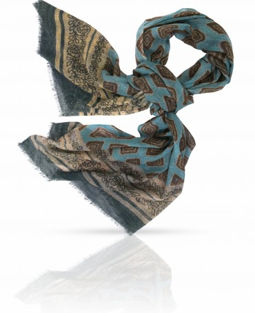 Палантин Унисекс W55.P2-DEC1418/CERULEAN